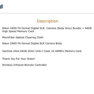 Nikon camera w/accessories